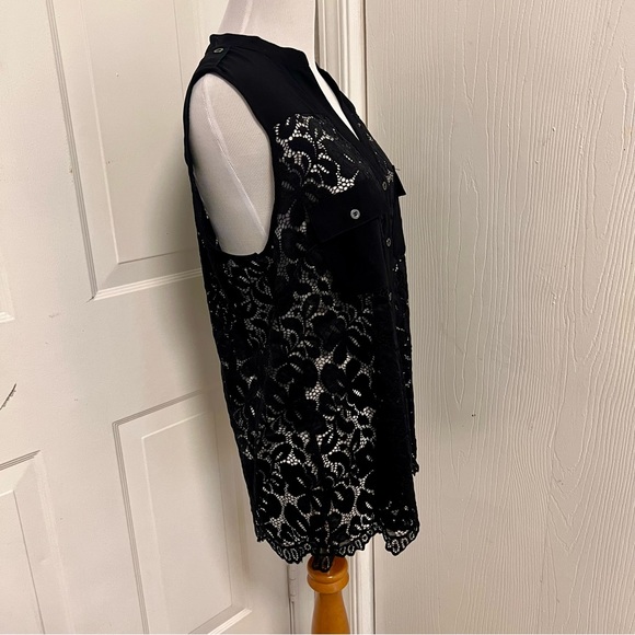 Premise Studio Lace Pocket Tank H3 - Picture 3 of 5